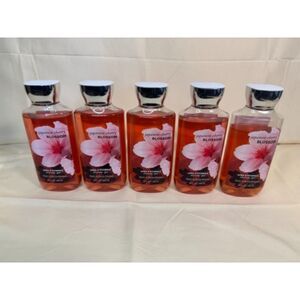 Bath & Body Works Japanese Cherry Blossom Shower‎ Gel 10 oz / 295 ml Set of 5